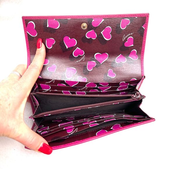 Gucci Pink long wallet - Picture 3 of 12